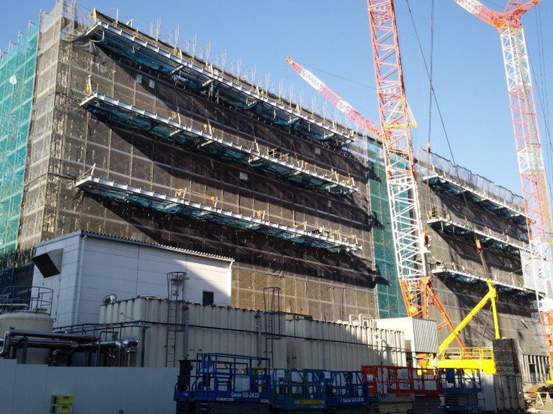 タケシン鉄骨建方施工風景9