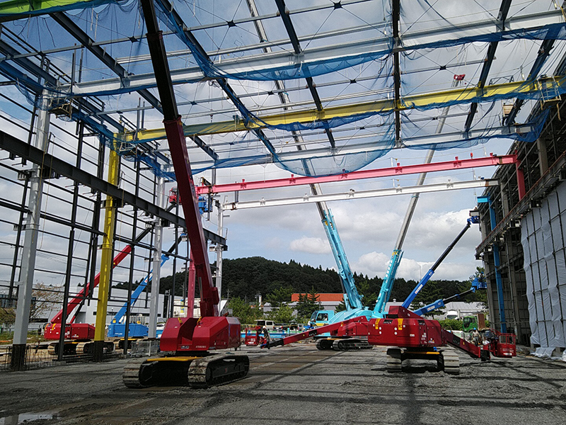 タケシン鉄骨建方施工風景19