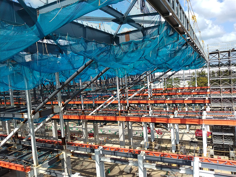 タケシン鉄骨建方施工風景21