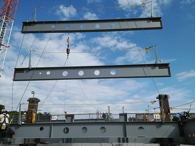タケシン鉄骨建方施工風景22