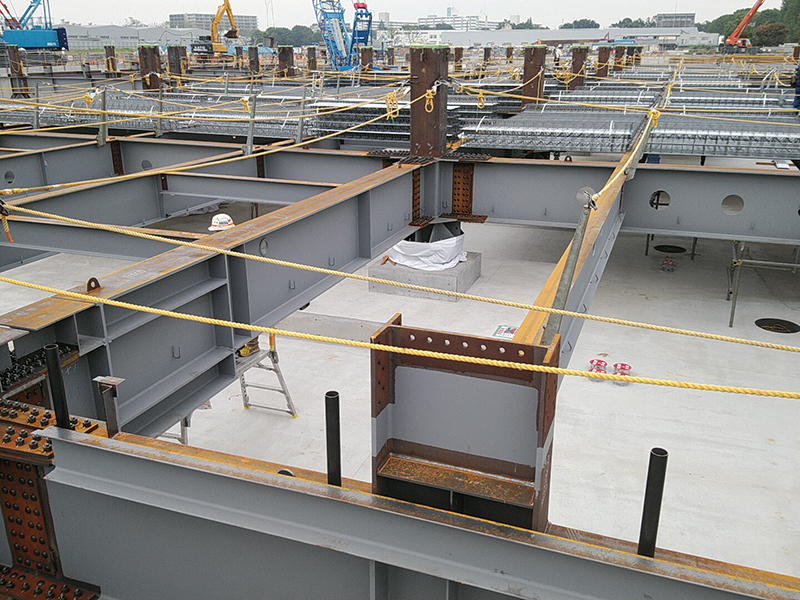 タケシン鉄骨建方施工風景23